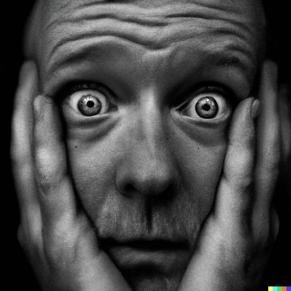 a representation of anxiety, photograph taken by Lee Jeffries